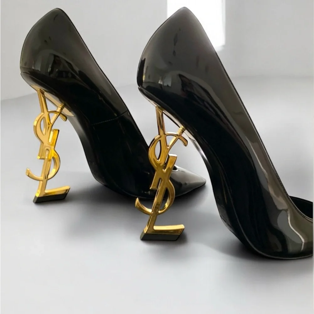 Saint Laurent Opyum Patent Leather Heels β Size 40 (US 10) β NIB - Picture 2 of 7